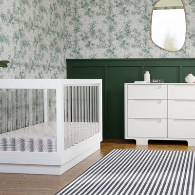 Babyletto Harlow Acrylic 3 in 1 Convertible Crib