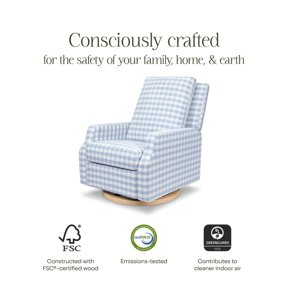 Crewe Recliner and Swivel Glider