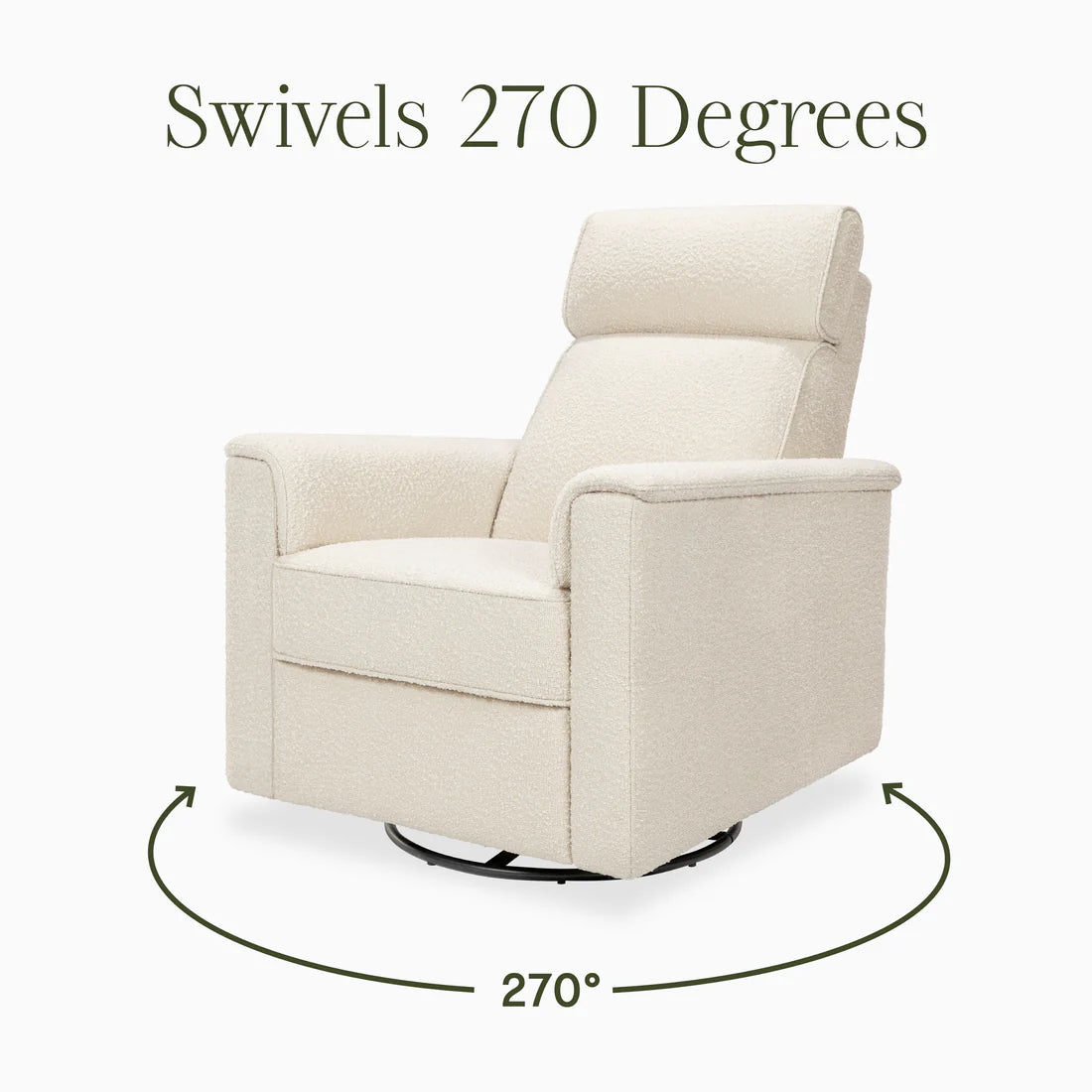 Namesake Willa Pro Power Glider Recliner w/ Power Lumbar