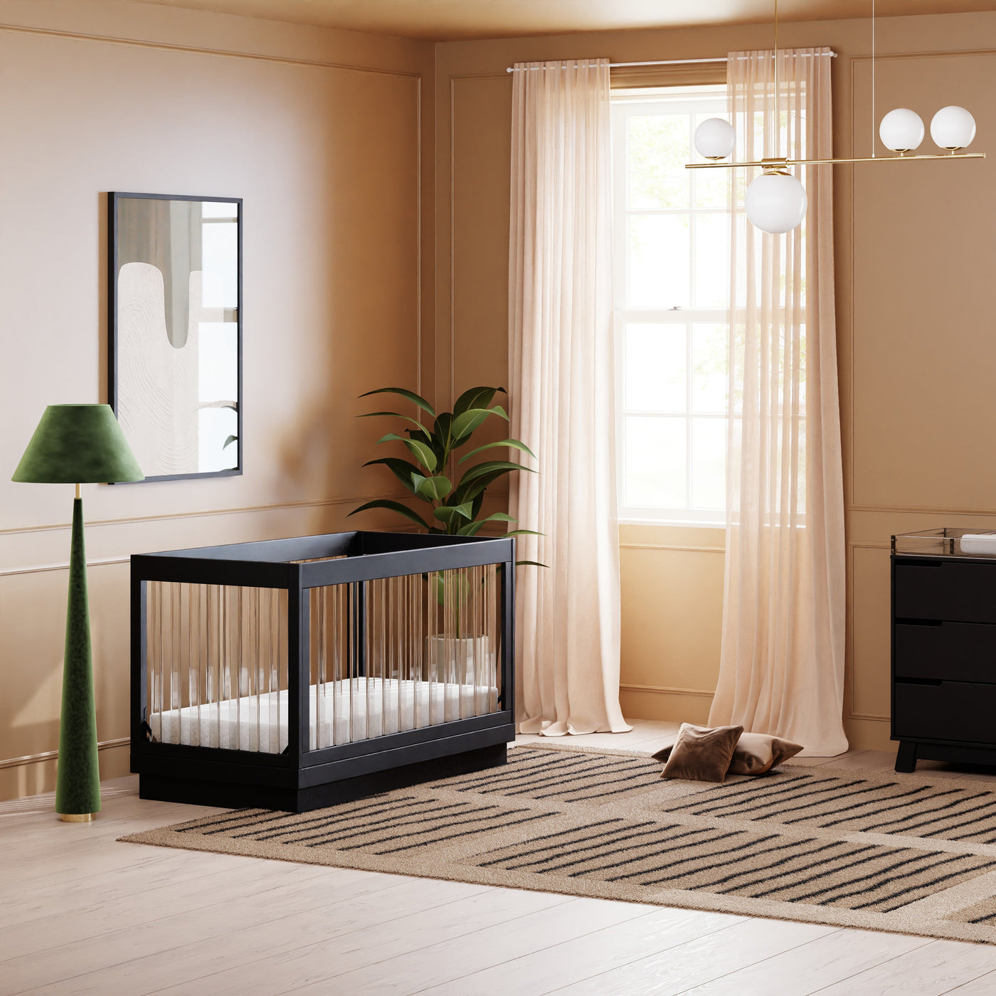 Babyletto Harlow Acrylic 3 in 1 Convertible Crib