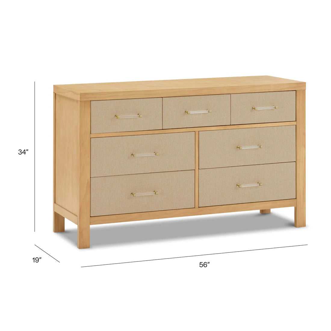 Eloise 7 Drawer Assembled Dresser