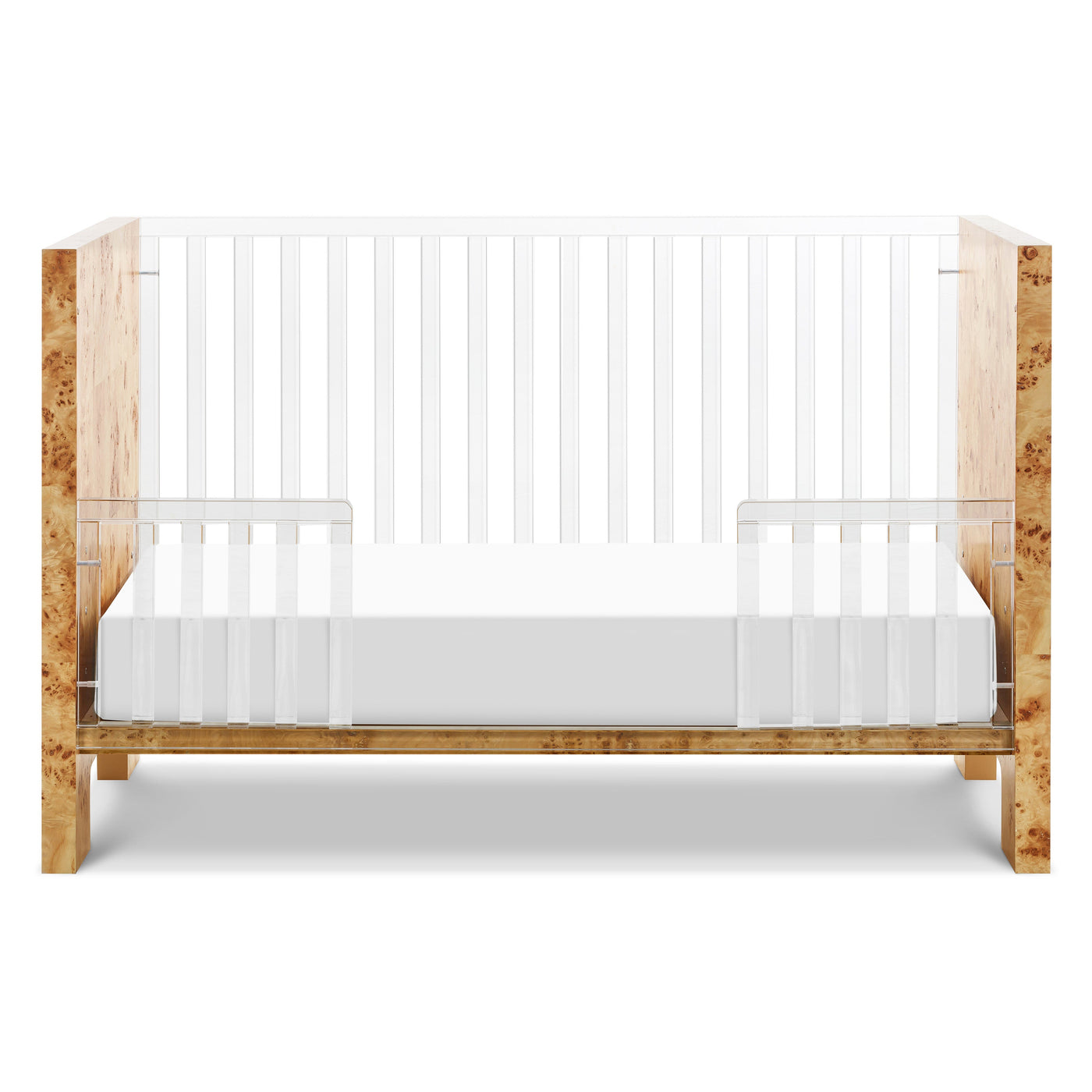 Babyletto Altair Crib Acrylic with Burl Wood