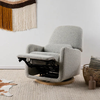 Arc Electronic Recliner and Swivel Glider in Boucle