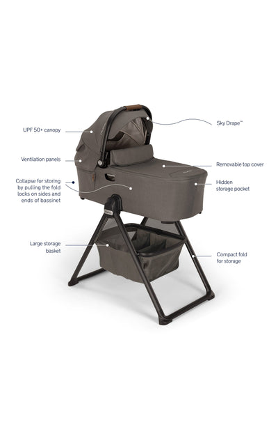 Nuna DEMI next bassinet + stand