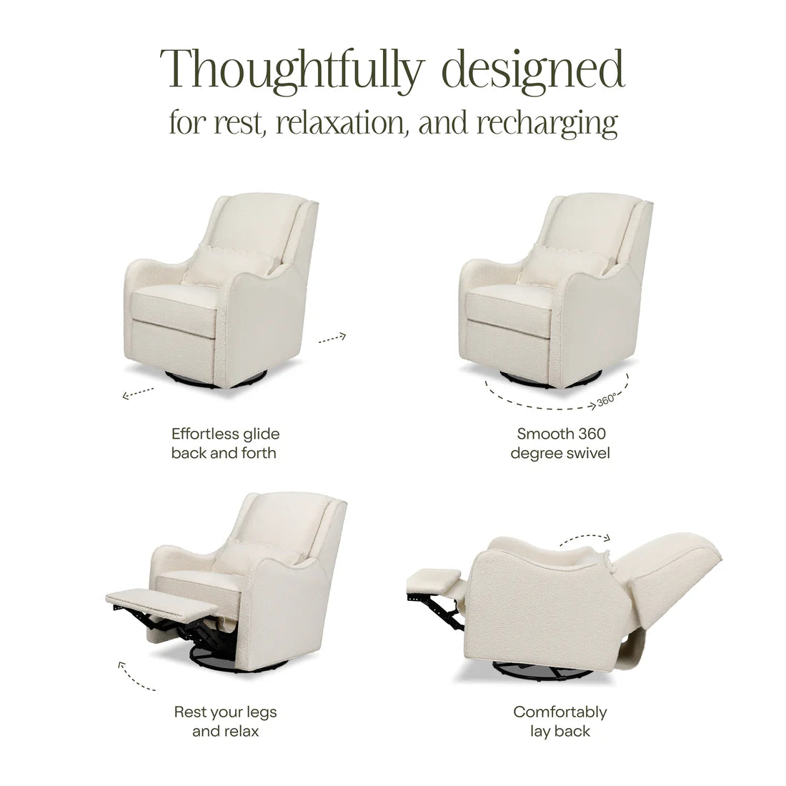 Devon Recliner and Swivel Glider