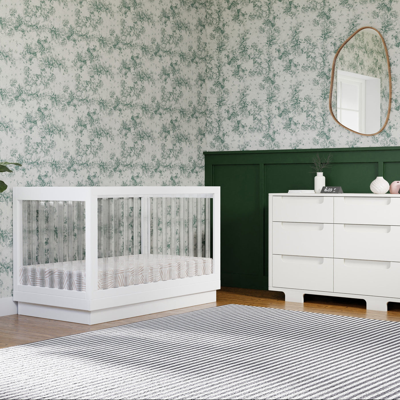Babyletto Harlow Acrylic 3 in 1 Convertible Crib