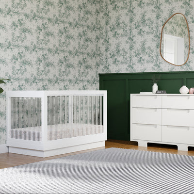 Babyletto Harlow Acrylic 3-in-1 Convertible Crib