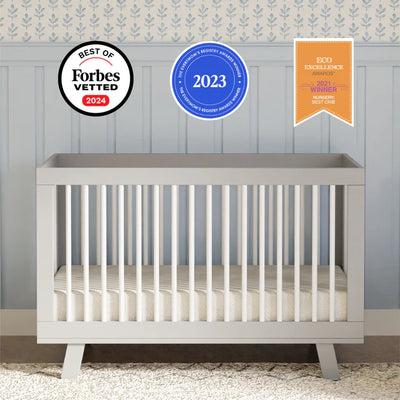 Hudson 3 in 1 Convertible Crib + Toddler Rail