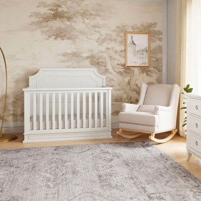 Emma Regency 4 in 1 Convertible Crib in Warm White