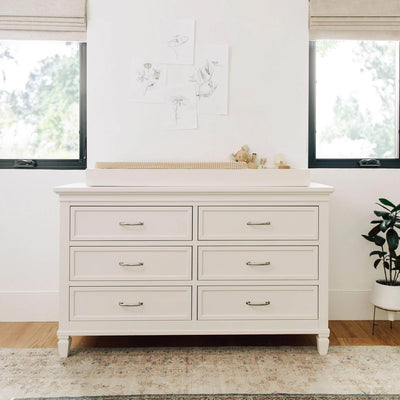 Darlington 6 Drawer Dresser in Warm White
