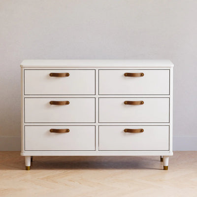Tanner 6 Drawer Dresser in Warm White