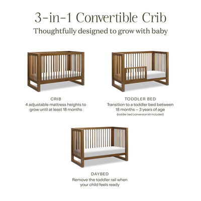 Namesake Nantucket 3 in 1 Convertible Crib With Toddler Bed Conversion Kit