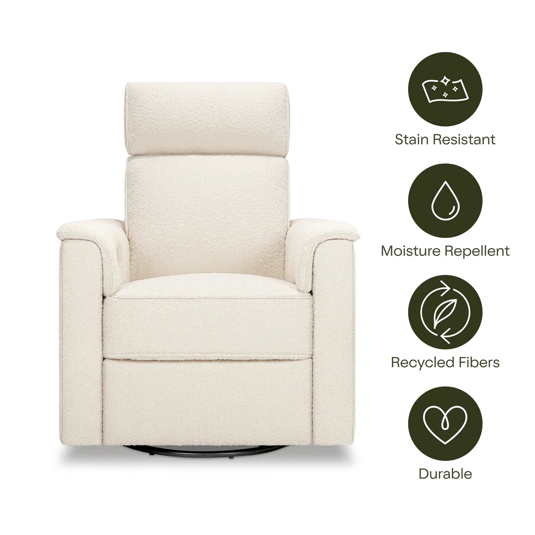 Monogram Willa Plus Power Glider Recliner w/ Power Headrest