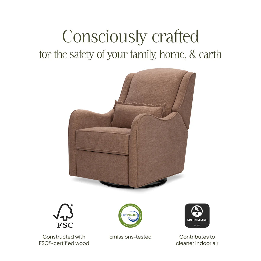 Devon Recliner and Swivel Glider