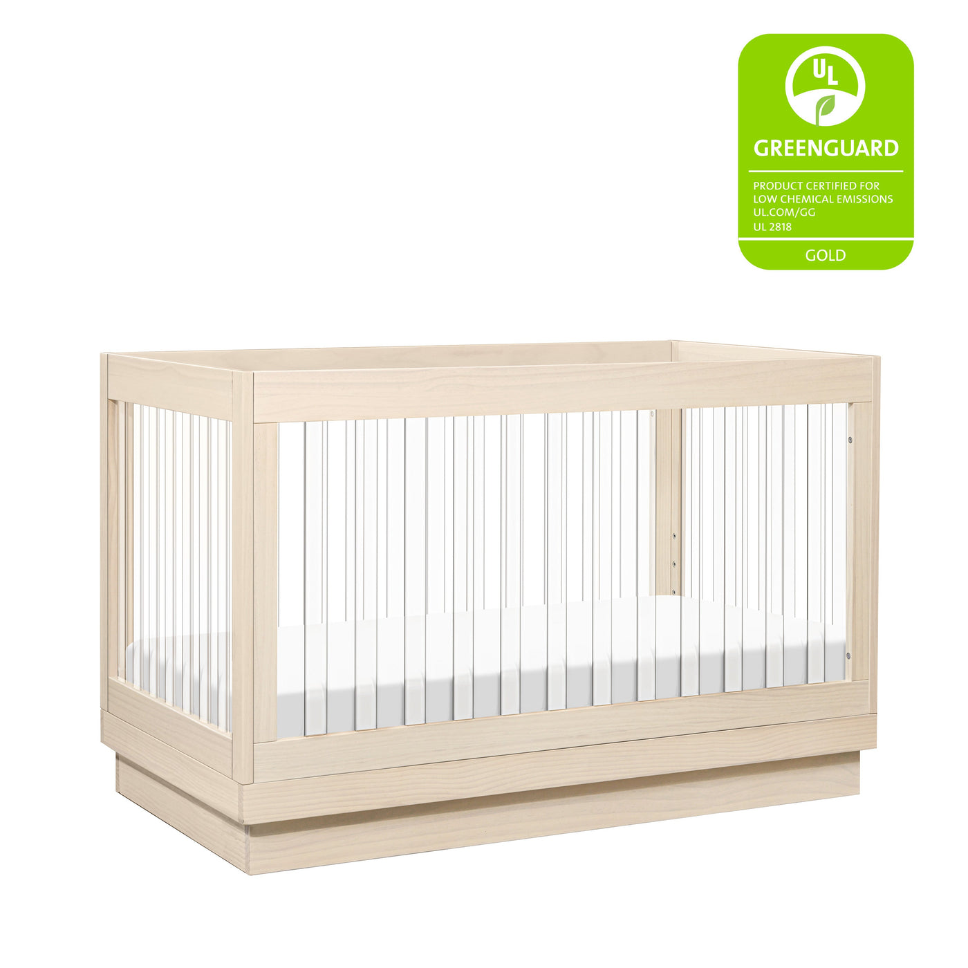 Babyletto Harlow Acrylic 3-in-1 Convertible Crib