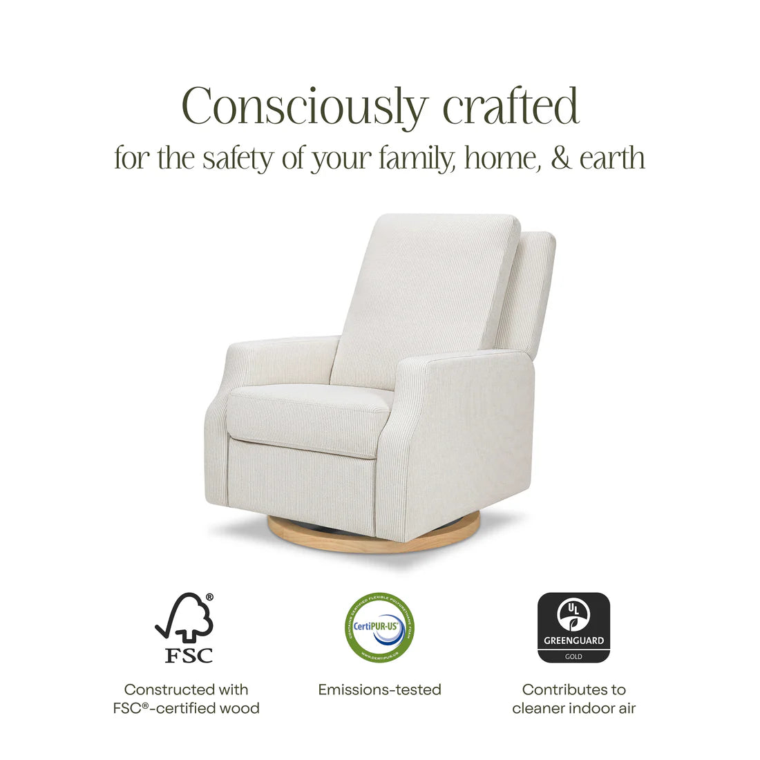 Crewe Recliner and Swivel Glider