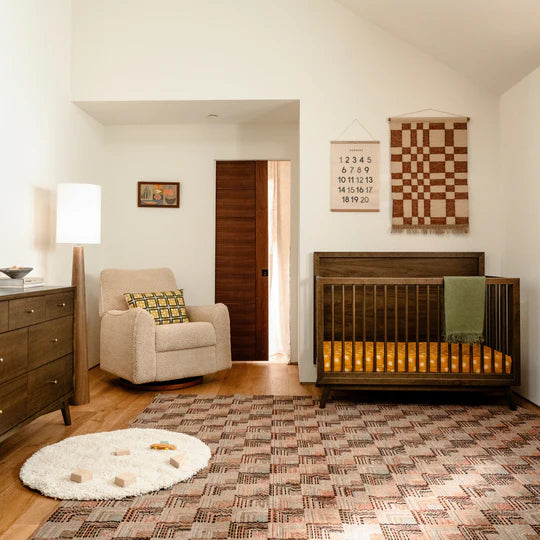 Babyletto Palma MidCentury 4 in 1 Crib W/ Toddler Bed Conversion