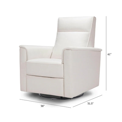 Namesake Willa Glider Recliner in Grey Eco Weave