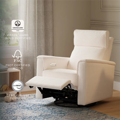 Monogram Willa Plus Power Glider Recliner w/ Power Headrest