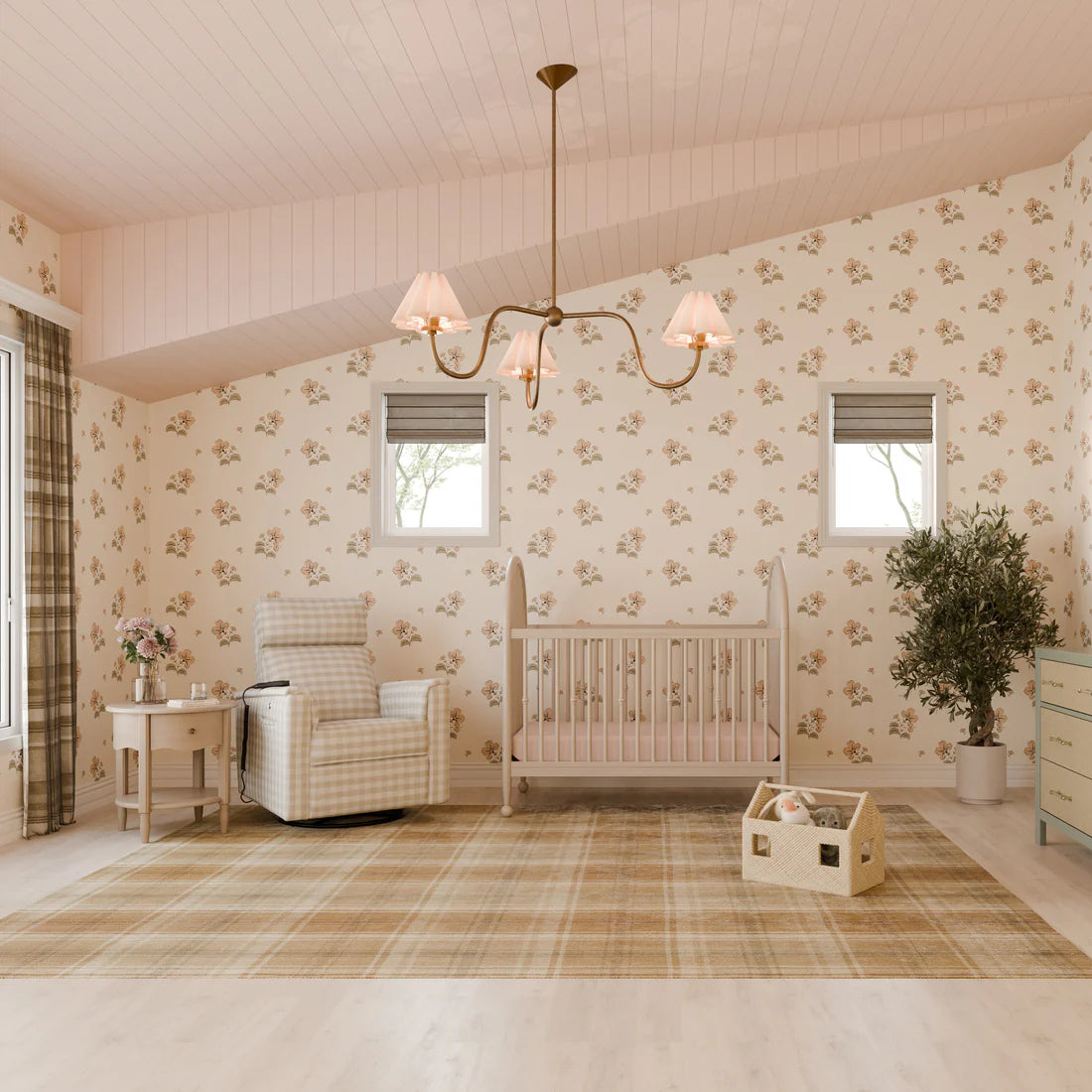 Monogram Willa Deluxe Power Glider Recliner w/Heat&Massage i