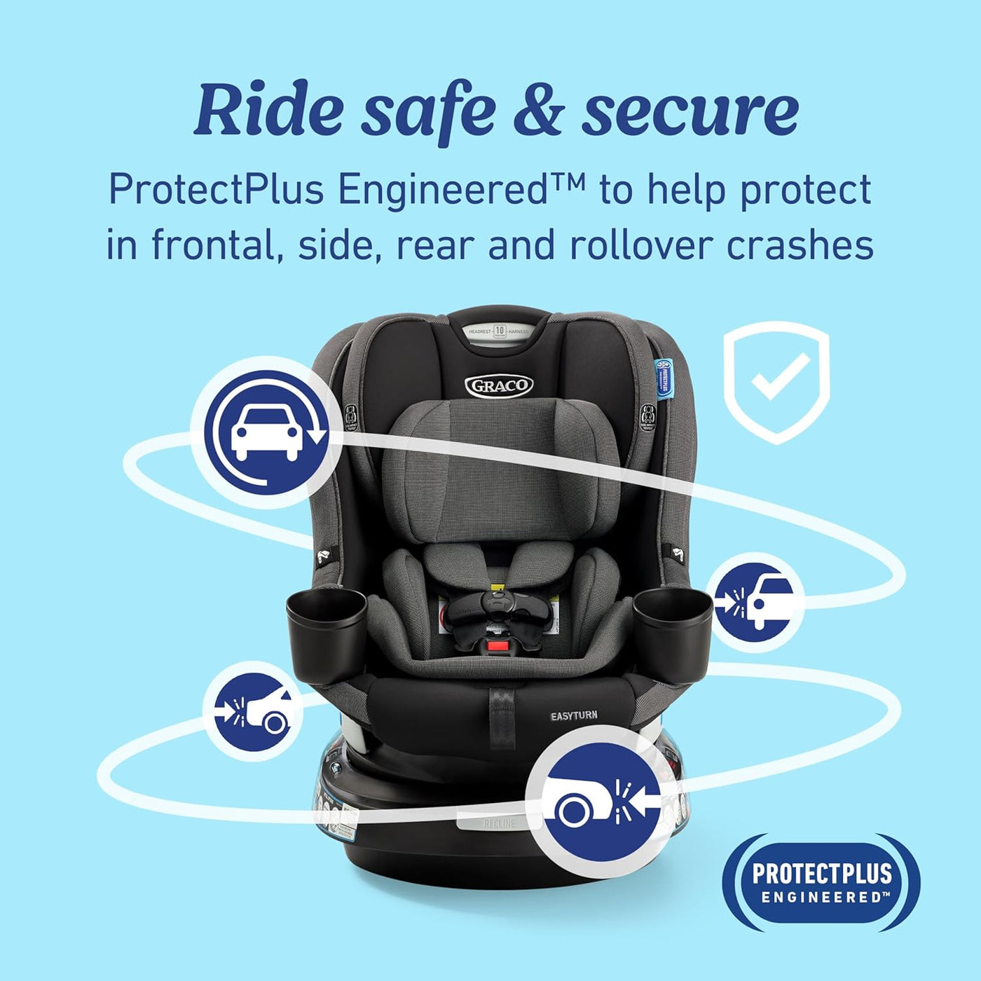 Graco EasyTurn 360 2 in 1 Convertible Car Seat