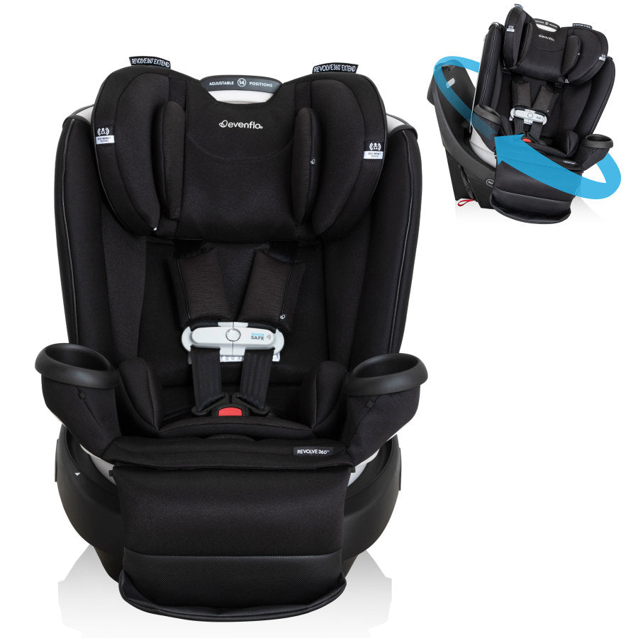 Evenflo Revolve360 Extend All-in-One Rotational Car Seat with SensorSa –  piccolinobaby
