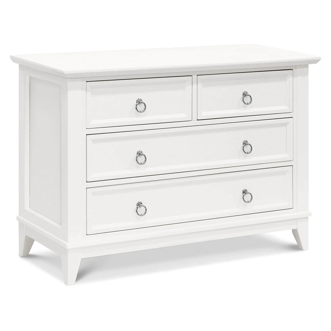 Emma Regency 4 Drawer Dresser in Warm White – piccolinobaby
