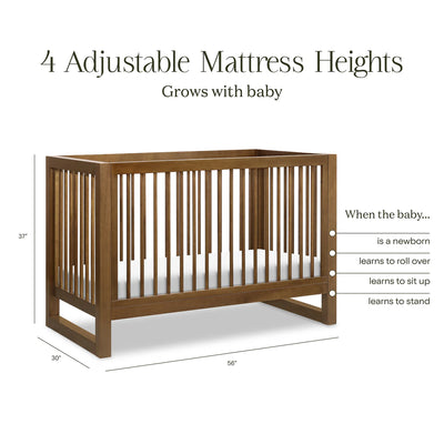 Namesake Nantucket 3 in 1 Convertible Crib With Toddler Bed Conversion Kit
