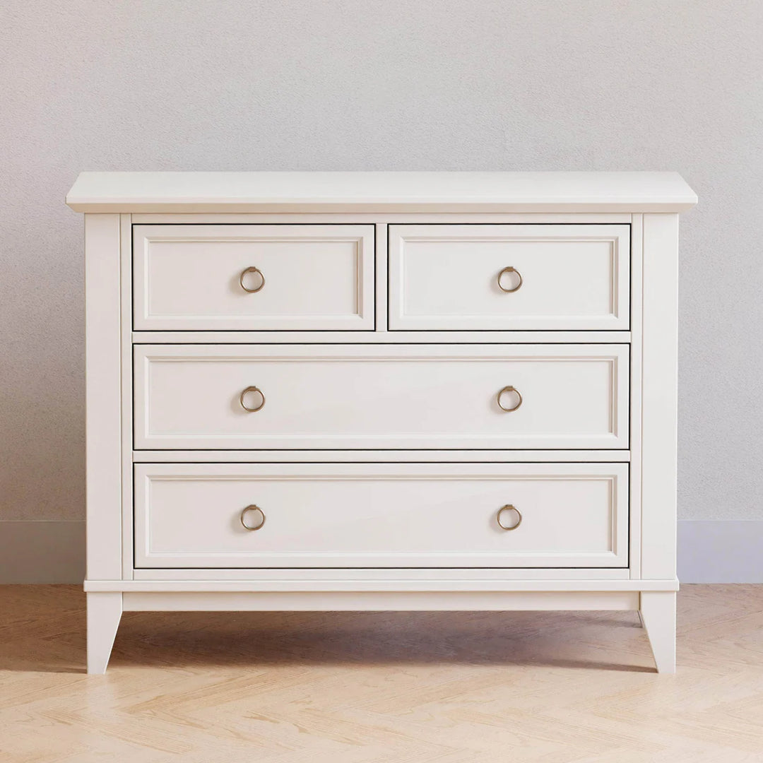 Emma Regency 4 Drawer Dresser in Warm White – piccolinobaby