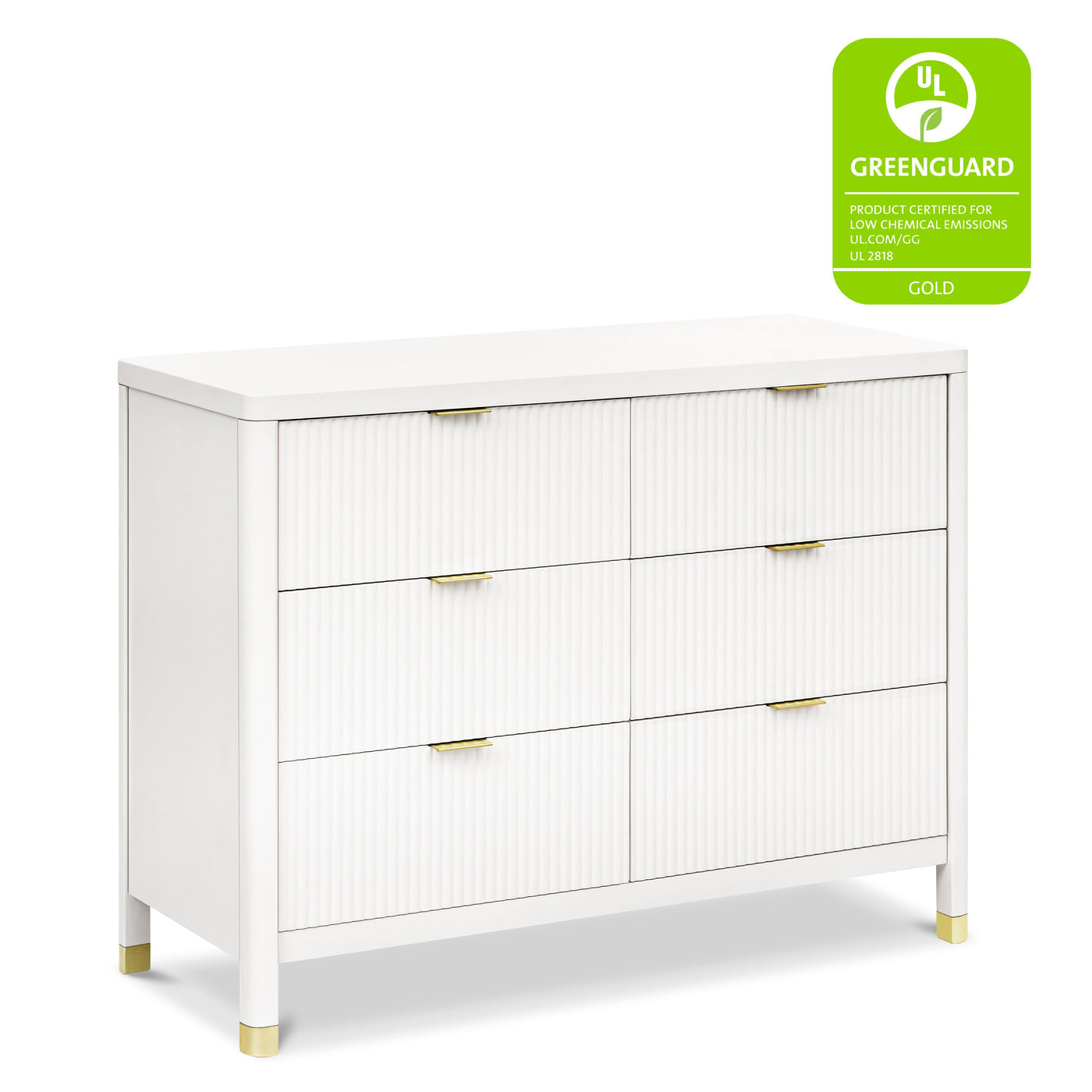 Brimsley Tambour 6 Drawer Assembled Dresser