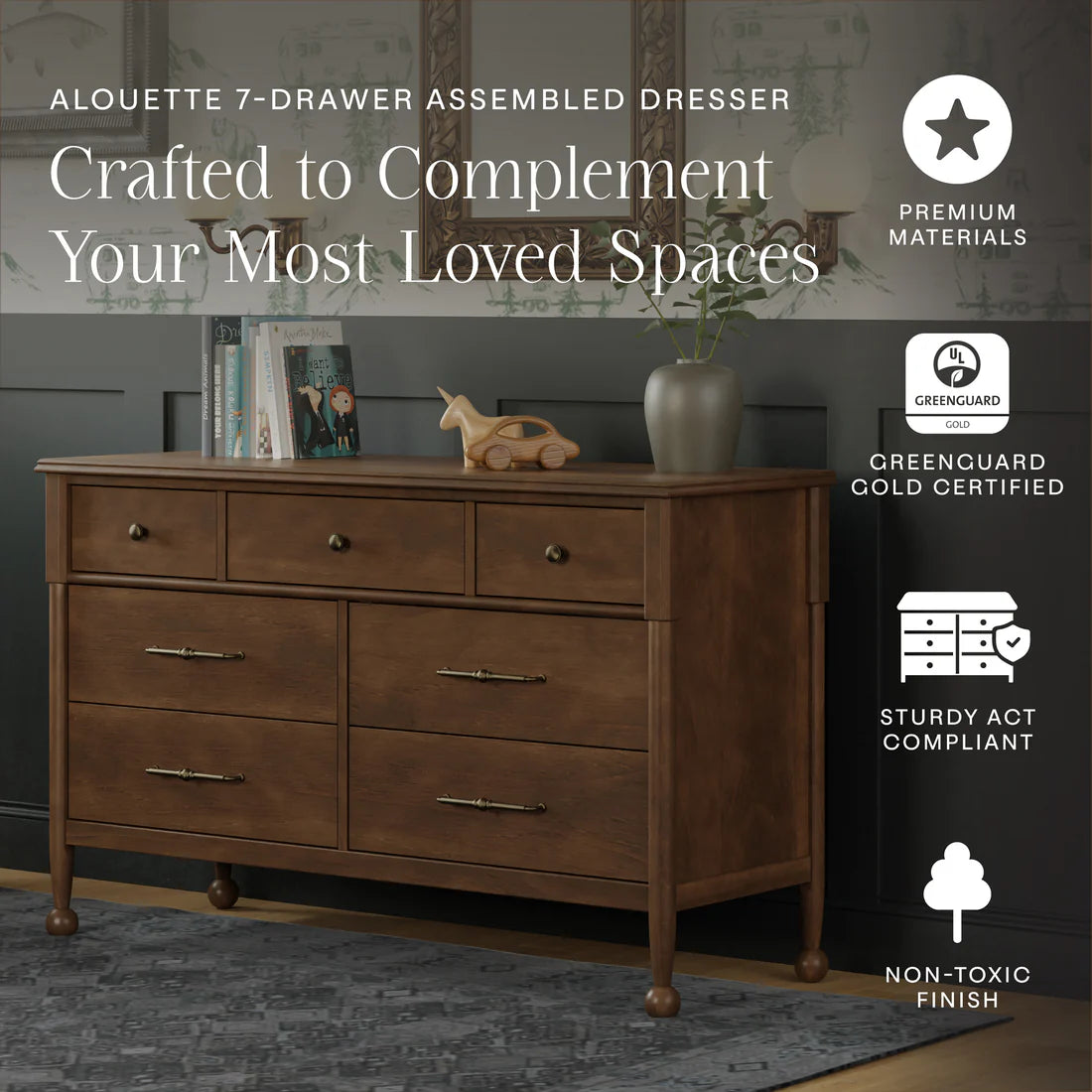 Namesake Alouette 7 Drawer Assembled Dresser