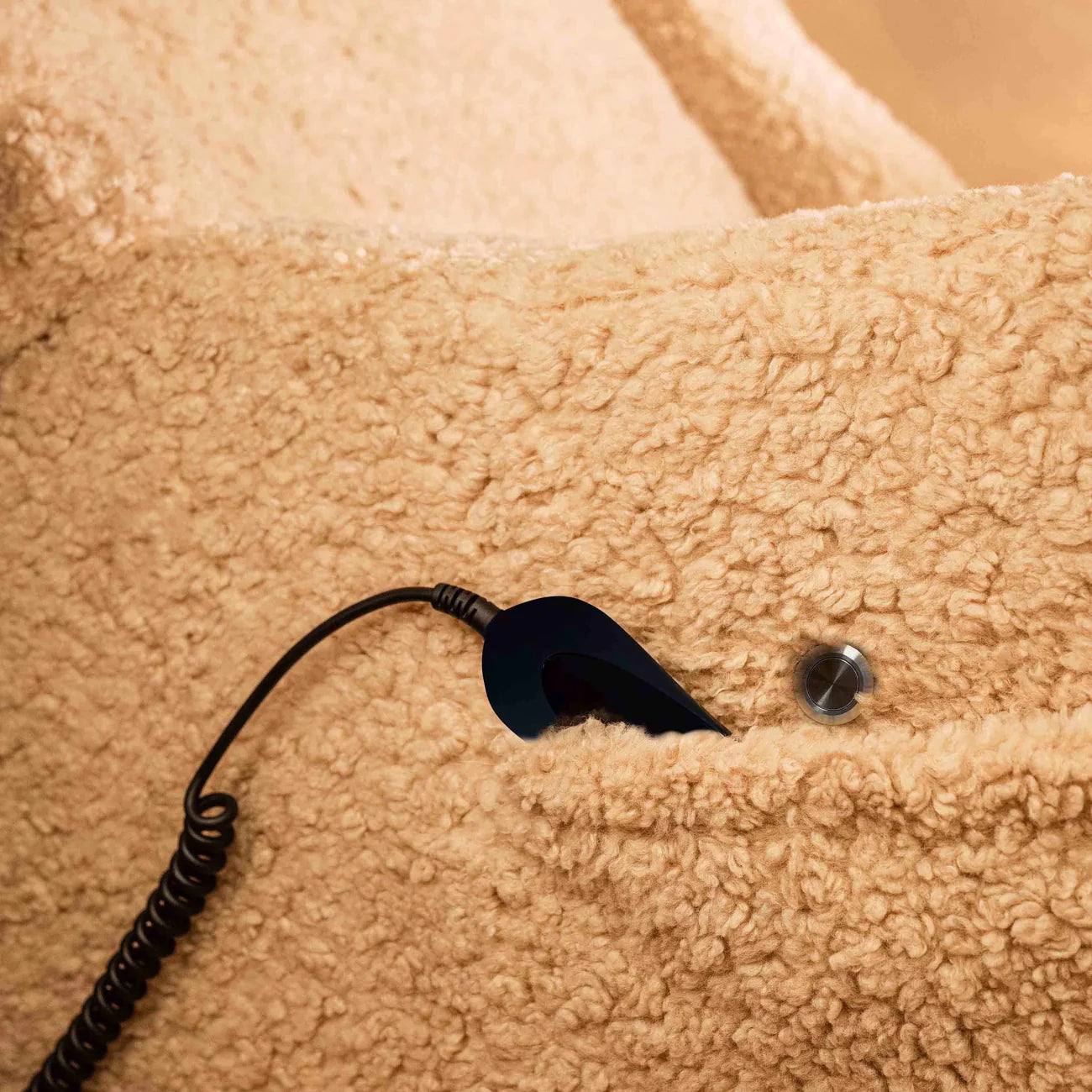 Babyletto Kiwi Deluxe Power Glider Recliner w/ Heat & Massage