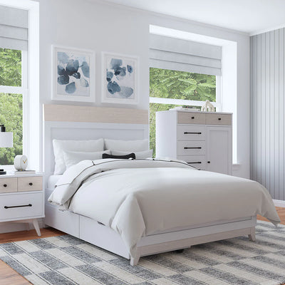 Westwood Rowan 7 Drawer Chifferobe in Ash Linen