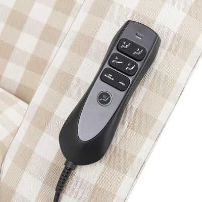 Monogram Willa Deluxe Power Glider Recliner w/Heat&Massage i