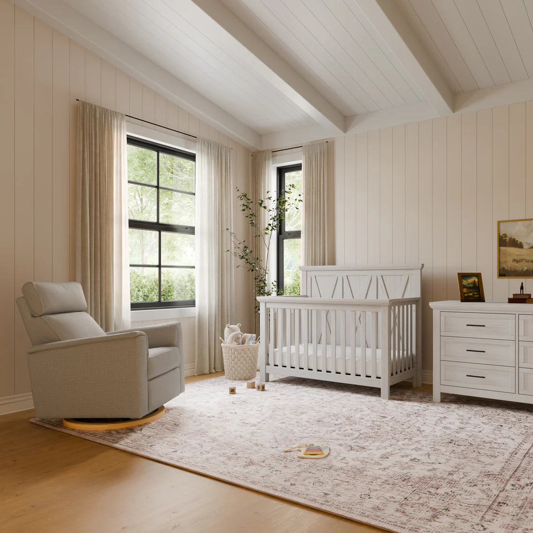 Monogram Willa Plus Power Glider Recliner w/ Power Headrest