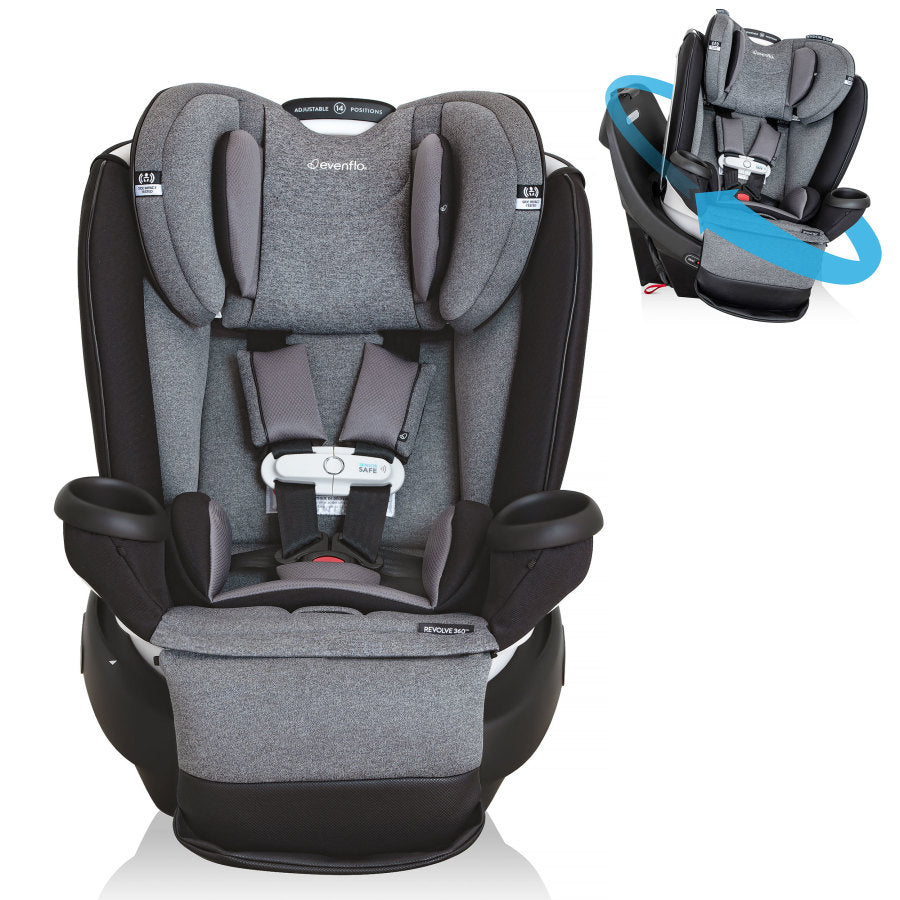 Evenflo Revolve360 Extend All-in-One Rotational Car Seat with SensorSa –  piccolinobaby