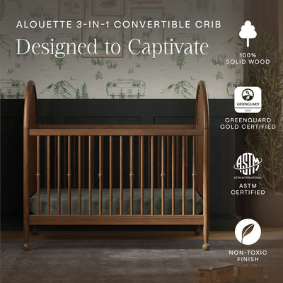 Namesake Alouette 3 in 1 Convertible Spindle Crib