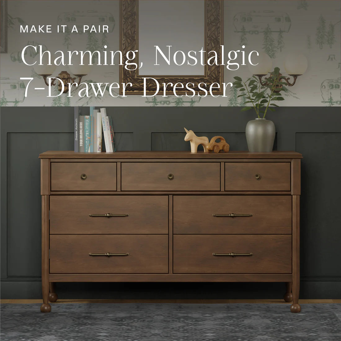 Namesake Alouette 3 in 1 Convertible Spindle Crib