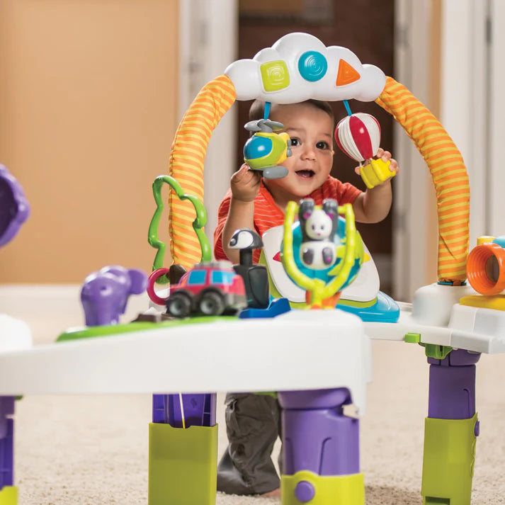 evenflo exersaucer world explorer Evenflo World Explorer Triple Fun+ Bouncing