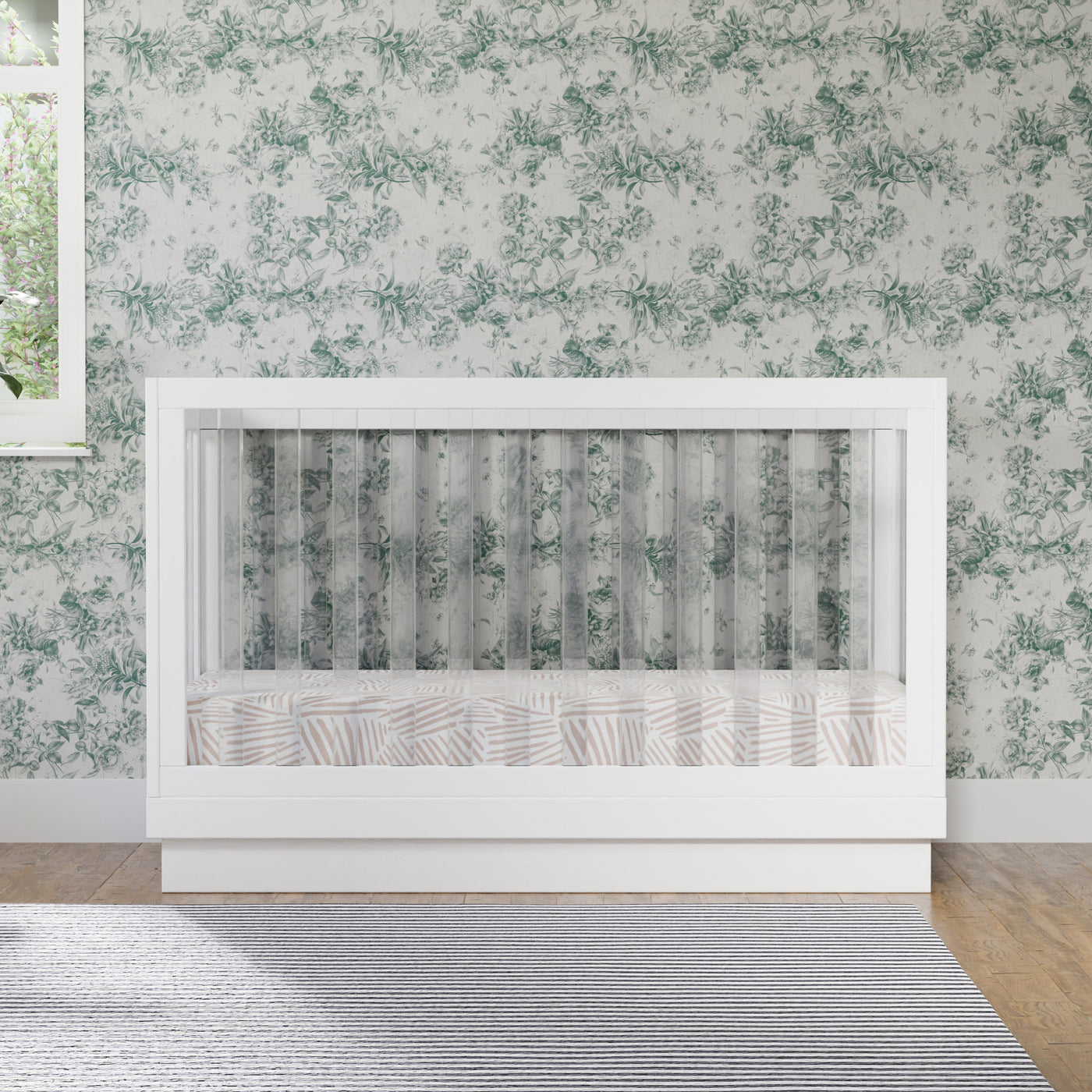 Babyletto Harlow Acrylic 3-in-1 Convertible Crib