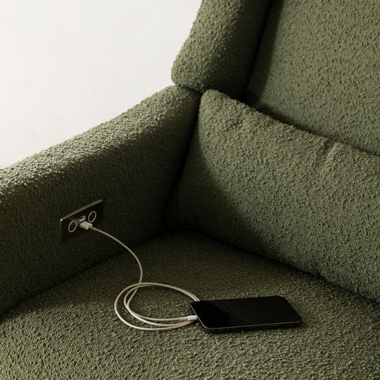 Babyletto Kiwi Glider Recliner in Boucle