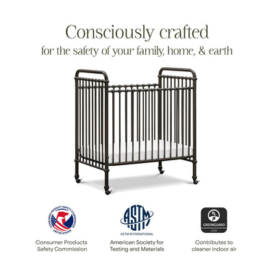 Abigail 3 in 1 Convertible Mini Crib