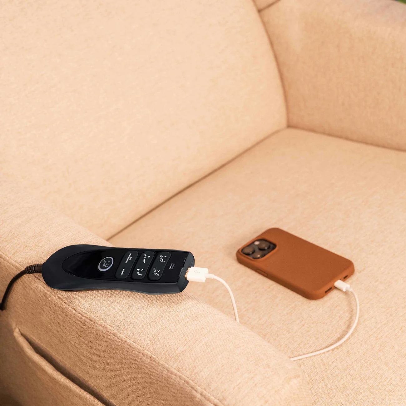 Babyletto Kiwi Deluxe Power Glider Recliner w/ Heat & Massage