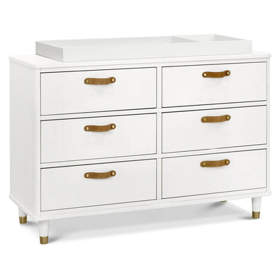 Tanner 6 Drawer Dresser in Warm White