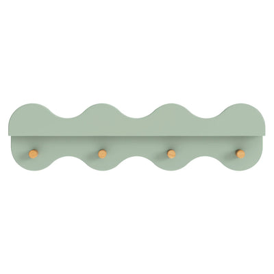 Blkids Lido Wave Book Shelf with Hooks