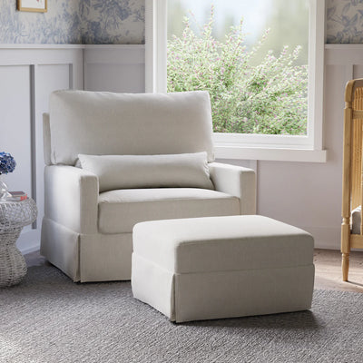 Crawford Chair and a Half Pillowback Swivel Glider