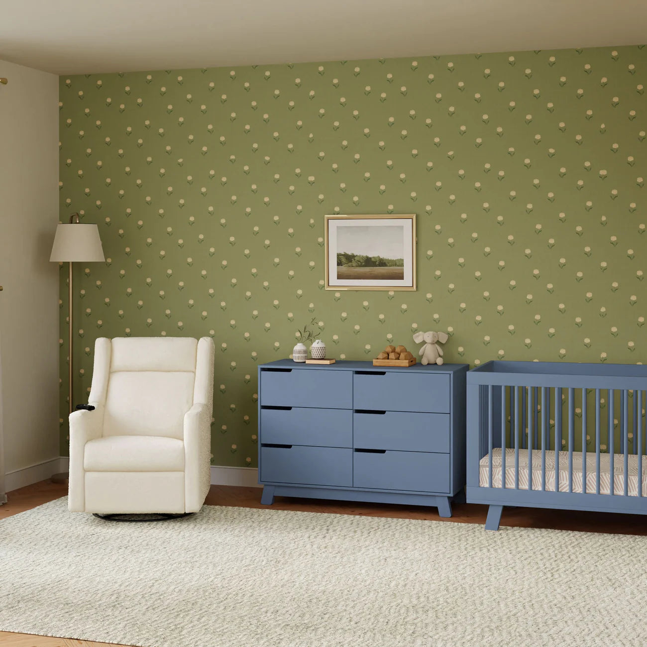 Babyletto Kiwi Deluxe Power Glider Recliner w/ Heat & Massage