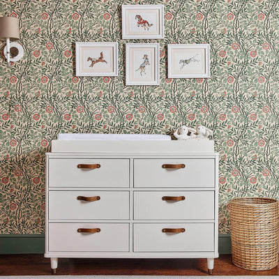 Tanner 6 Drawer Dresser in Warm White