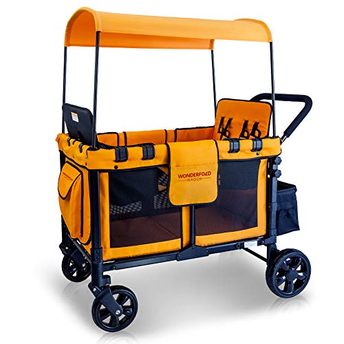 WonderFold W4 Original Four Passenger Wagon - Orange
