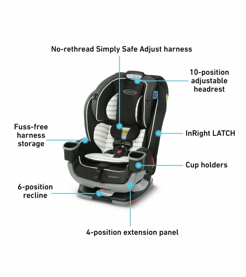 Graco Extend2Fit 3 in 1 Car Seat in Hamilton